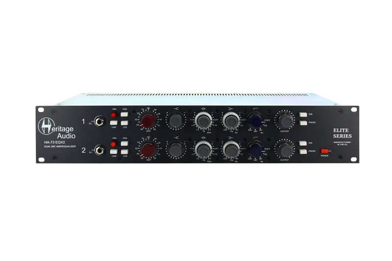 Heritage Audio HA73EQX2 Dual-Channel Mic Preamp with EQ 