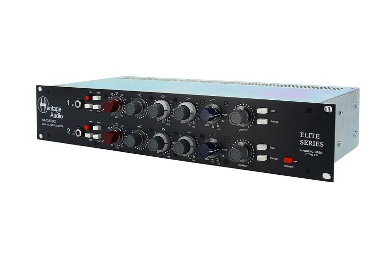 Heritage Audio HA73EQX2 Dual-Channel Mic Preamp with EQ 