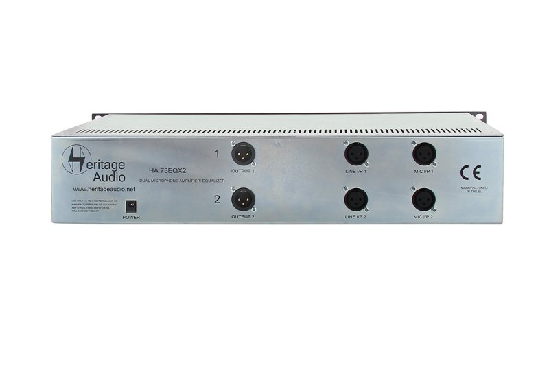 Heritage Audio HA73EQX2 Dual-Channel Mic Preamp with EQ 