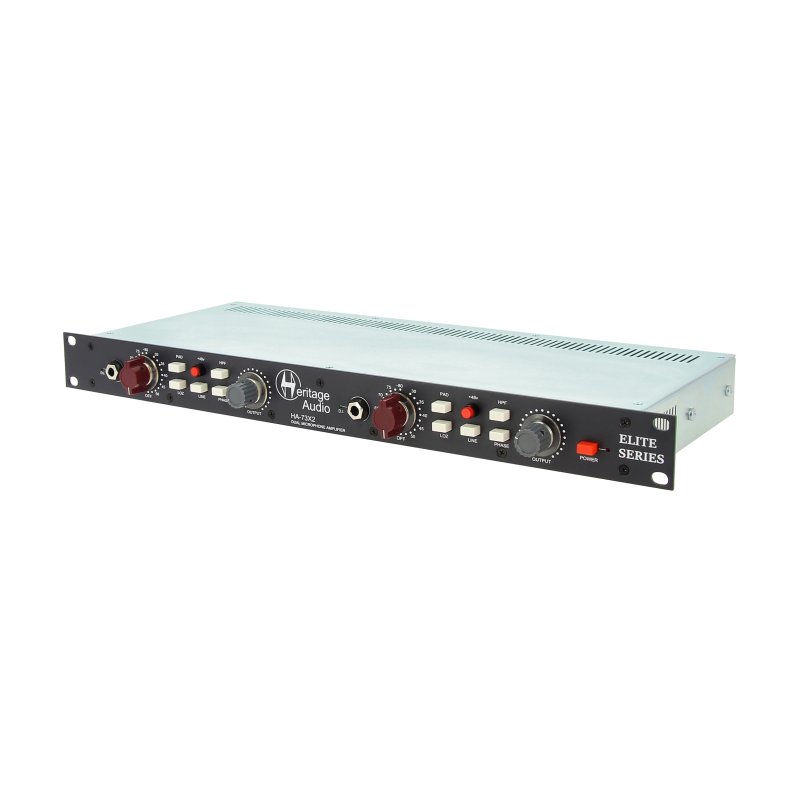 Heritage Audio HA73X2 Dual-Channel Elite Series Microphone Preamplifier 