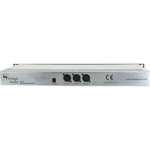 Heritage Audio HA73 Single-Channel Elite Series Microphone Preamplifier 