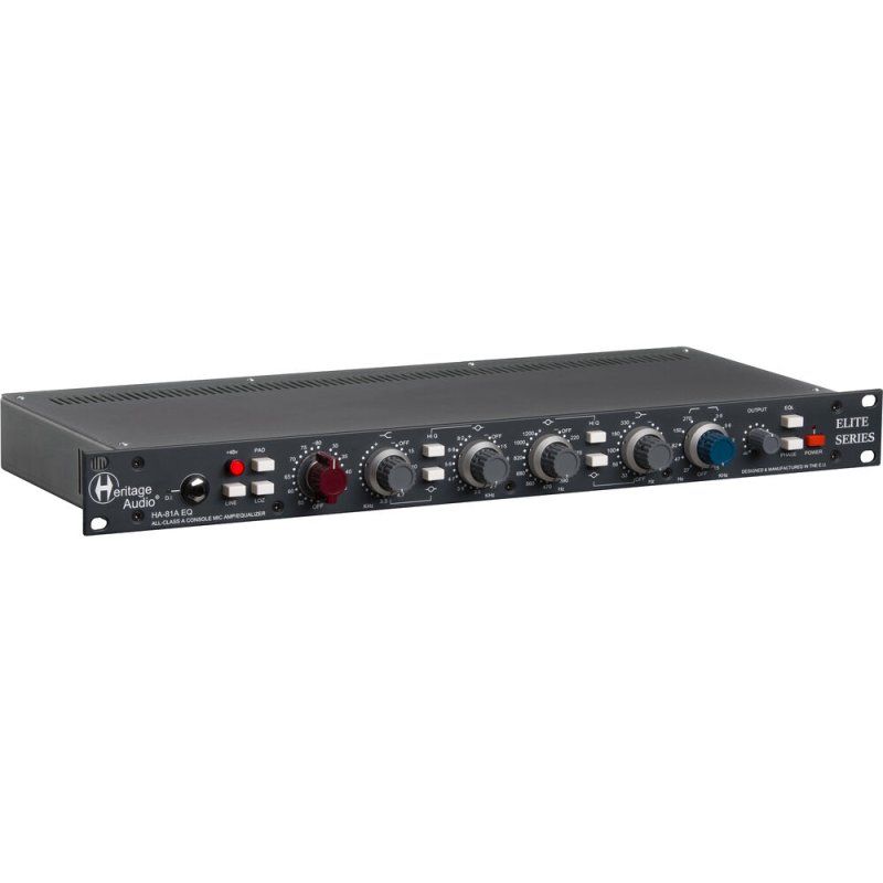 Heritage Audio HA81A Channel Strip with 73-Style Mic Preamp & 81-Style EQ 