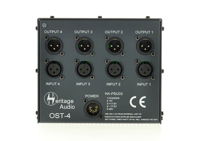 Heritage Audio HAOST4V2 4-slot 500 Series Chassis 