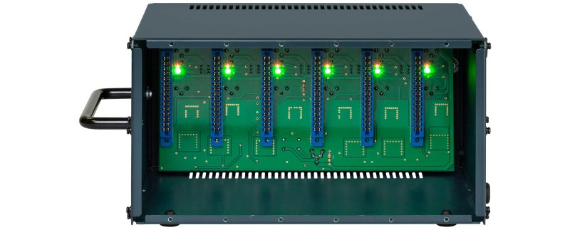 Heritage Audio HAOST6V2 500 Series 6-Slot Rack Cabinet with Power Handling 