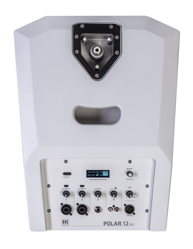 HK Audio HK-POLAR-12-MKII-WHT 2000W 12" Active Column Loudspeaker System, White
