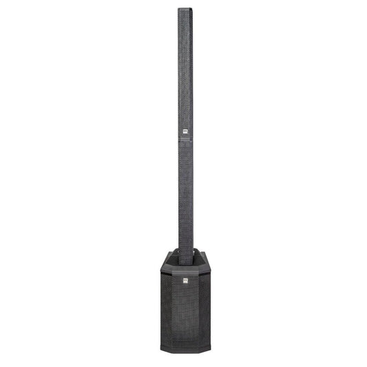 HK Audio HK-POLAR-8-MKII-BLK Compact 2,000W Column PA System with 8" Subwoofer, Bluetooth 5, TWS Stereo & 3-Channel Mixer (Black)