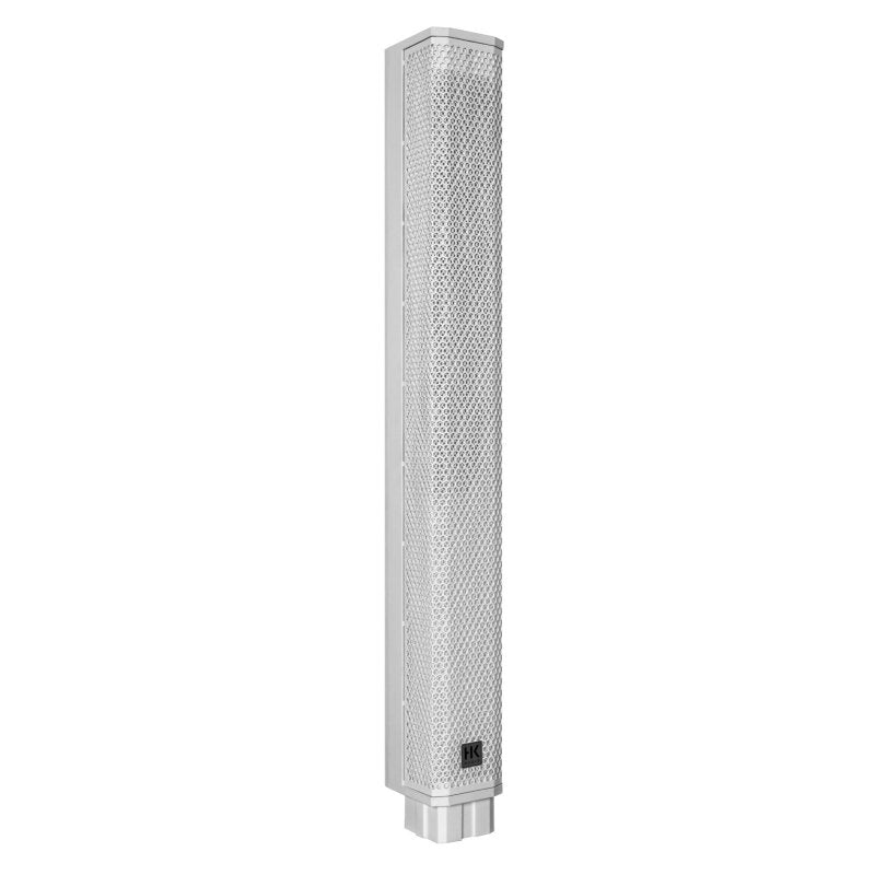 HK Audio HK-POLAR-8-MKII-WHT Compact 2,000W Column PA System with 8" Subwoofer, Bluetooth 5, TWS Stereo & 3-Channel Mixer (White) 