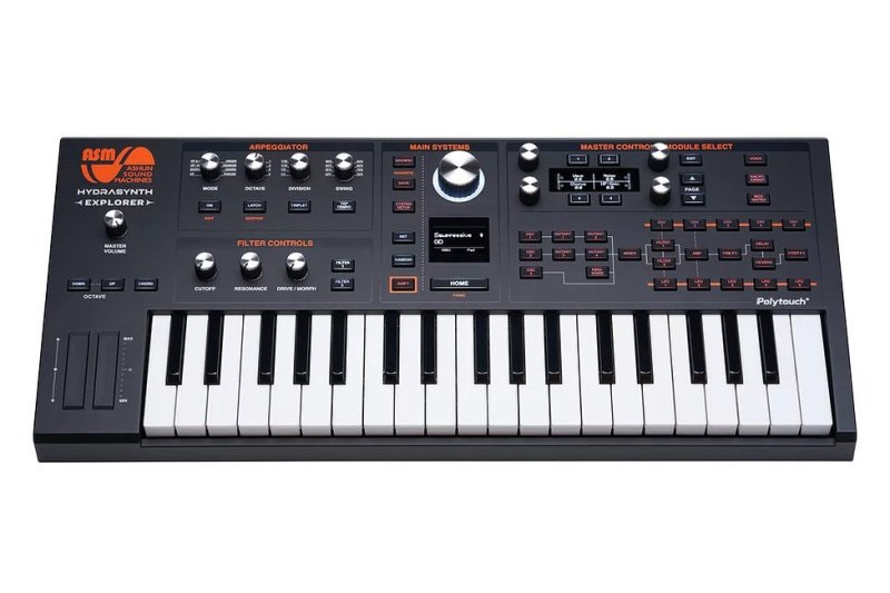 Ashun Sound Machine Hsmk 37-Key Hydrasynth Explorer With Dual Wave Mutators & PolyTouch