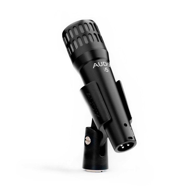 Audix I5-D6-DVICE-K All-purpose Professional Dynamic Instrument Microphone With Bass Drum Microphone and Support 