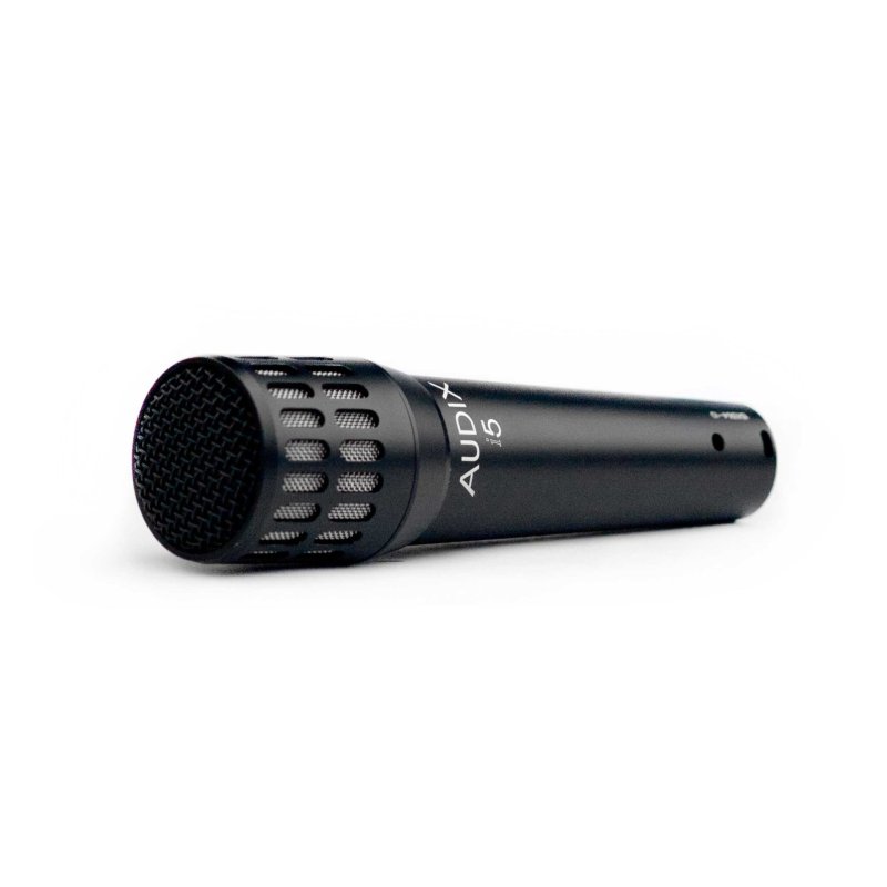 Audix I5-D6-DVICE-K All-purpose Professional Dynamic Instrument Microphone With Bass Drum Microphone and Support