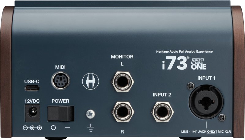 Heritage Audio I73PRO-ONE 2-In/4-Out USB-C interface With Integrated 73 Style Preamp 