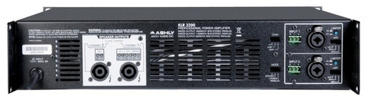 Ashly KLR3200 2 x 1600W High Performance Power Amplifier