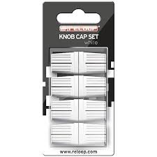 Reloop Knob Cap Set in White (Set of 8)