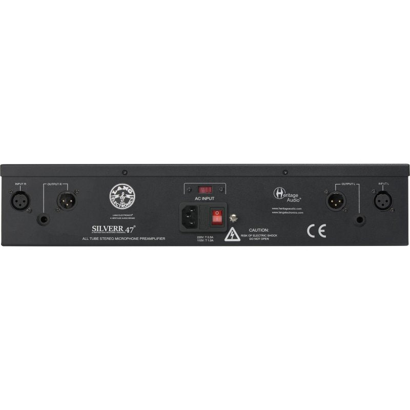Heritage Audio LANG Silverr 47 Tube Microphone Preamp