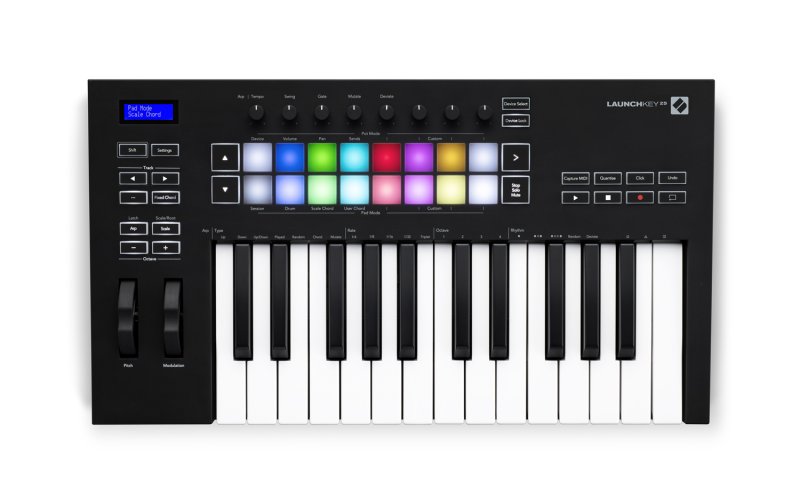 Novation LAUNCHKEY-25-MK3 Launchkey 25-key Fully Integrated Midi Keyboard Controller 