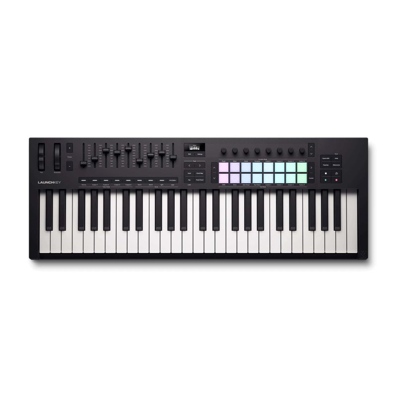 Novation LAUNCHKEY-49-MK4 4th Gen 49-Key MIDI Keyboard, Black 