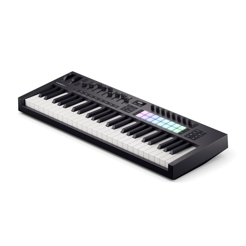Novation LAUNCHKEY-49-MK4 4th Gen 49-Key MIDI Keyboard, Black 