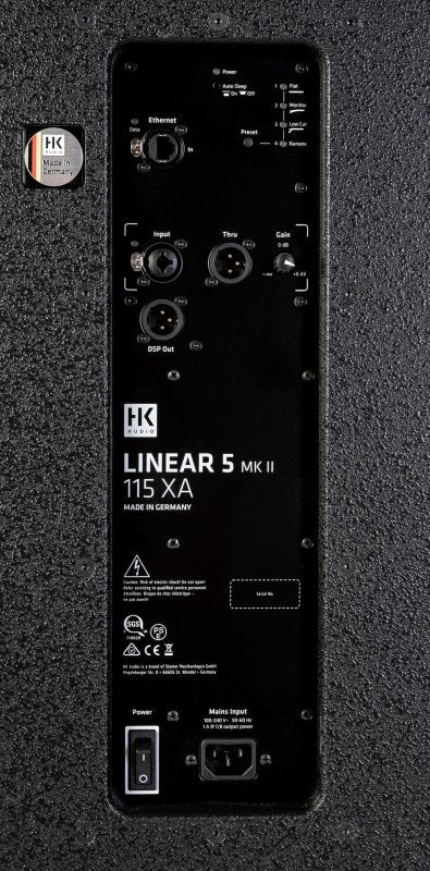 HK Audio LINEAR-5-MK2-115-XA 1200-Watt 15" Multi Function Active Speaker 