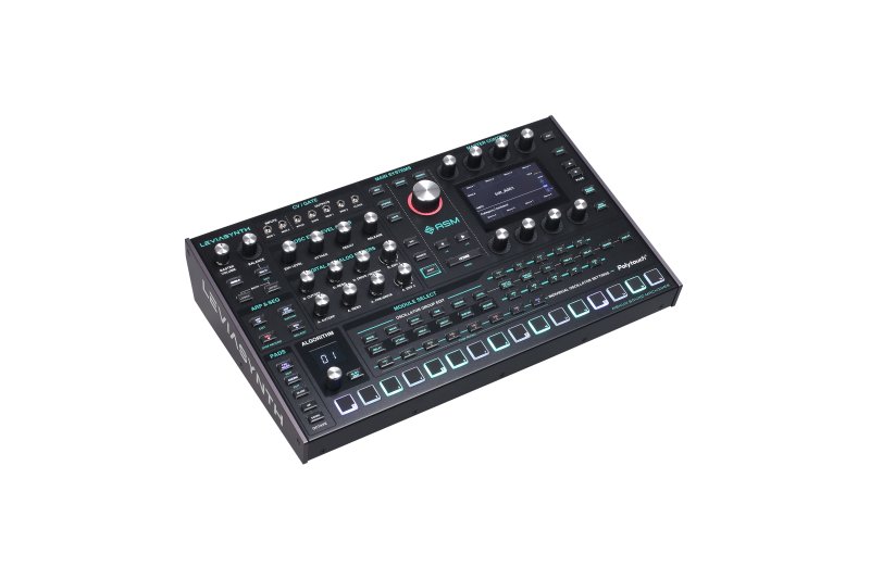 Ashun Sound Machine Lsdr 16-Voice Algorithmic Desktop Synthesizer with Analog Filters 