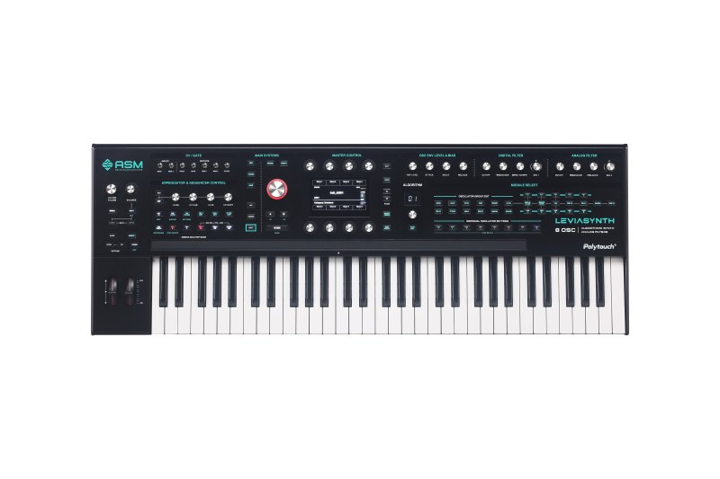 Ashun Sound Machine Lskb 16-Voice Algorithmic Keyboard Synth with Analog Filters