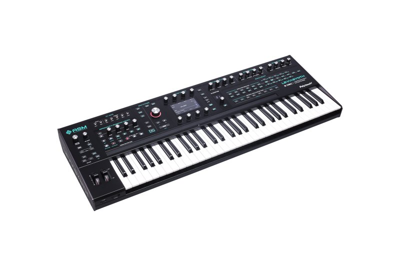 Ashun Sound Machine Lskb 16-Voice Algorithmic Keyboard Synth with Analog Filters 