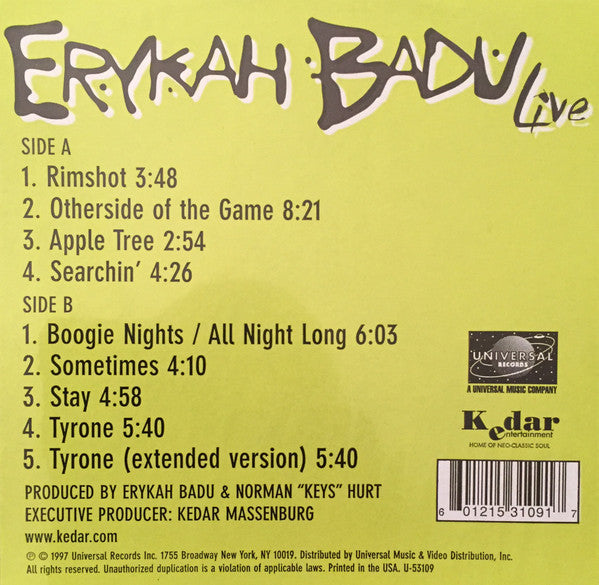 Live Erykah Badu