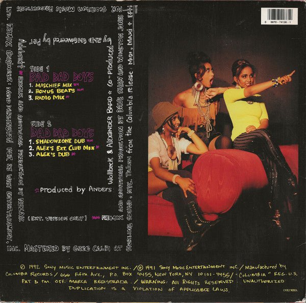 Bad Bad Boys | Rectangle Triangle  