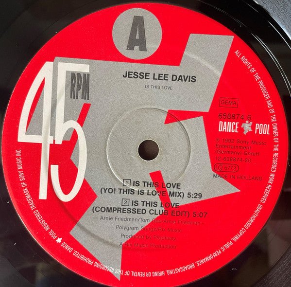 Is This Love 2 Jesse Lee Davis