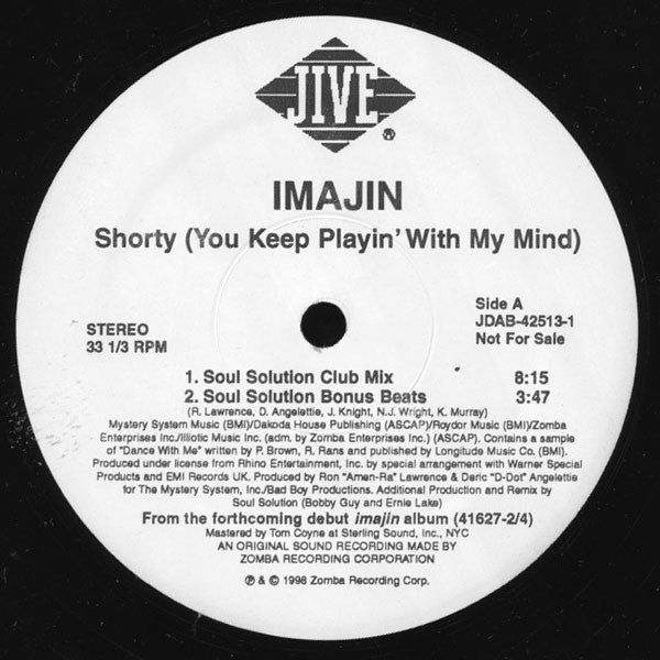 Shorty (You Keep Playin' With My Mind) Imajin