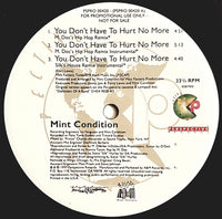 Rectangle Triangle "You Don't Have To Hurt No More" album cover featuring abstract geometric shapes and bold typography.