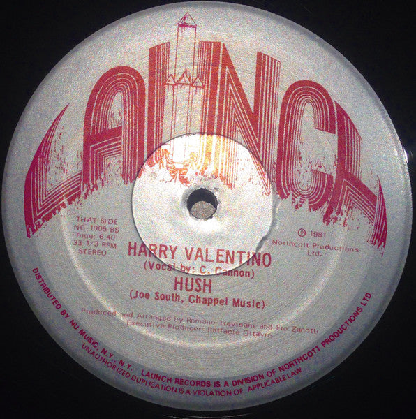 Hush / Last Night Harry Valentino