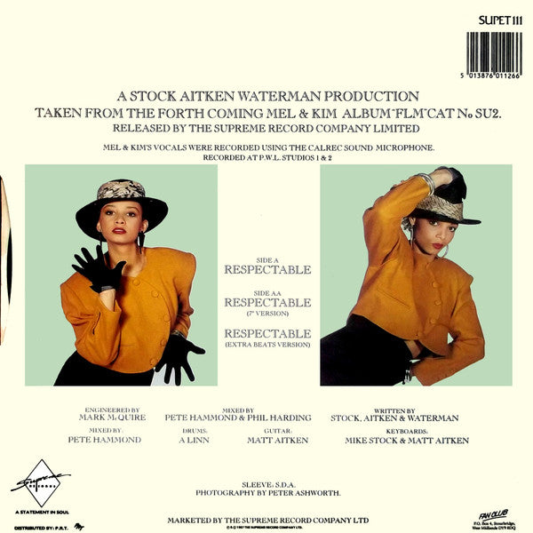 Respectable Mel et Kim