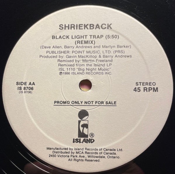 Black Light Trap (Remix) Shriekback