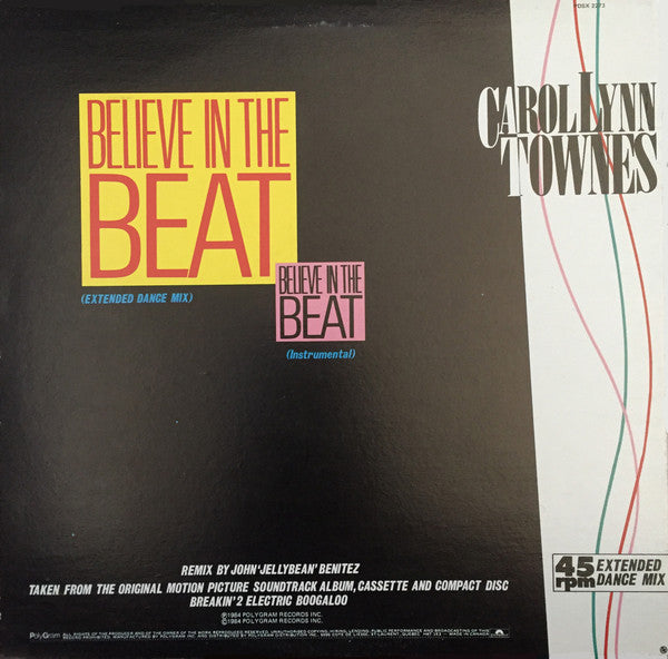 Believe In The Beat Carol Lynn Townes