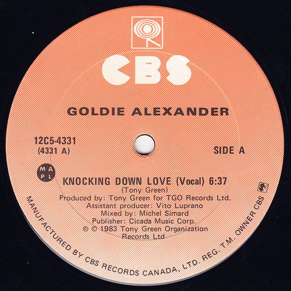 Knocking Down Love Goldie Alexander