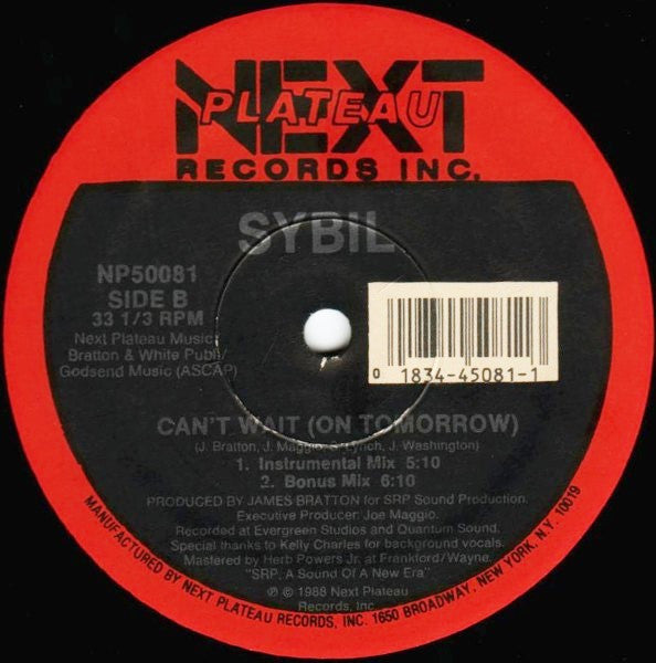 Can't Wait (On Tomorrow) Sybil