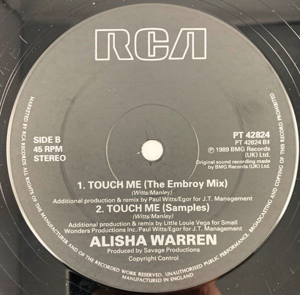 Touch Me Alisha Warren