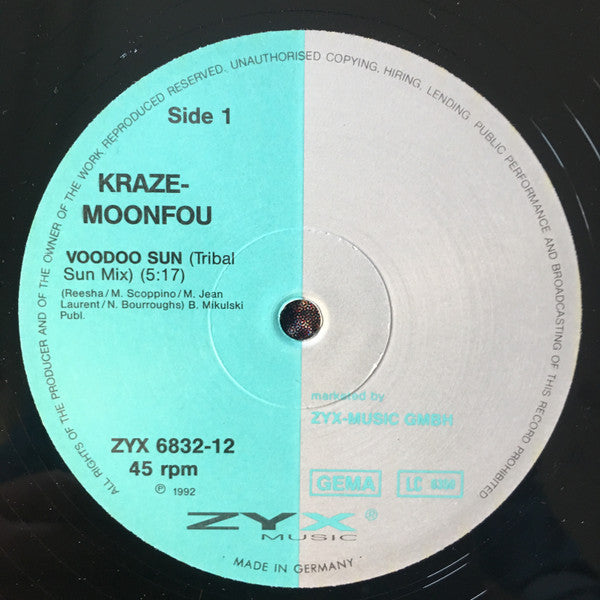 Voodoo Sun Moonfou,Kraze