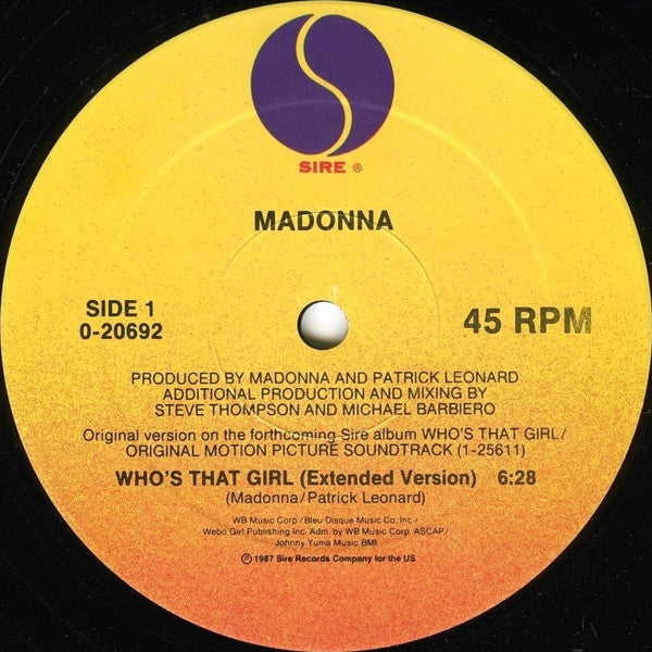 Who's That Girl Madonna