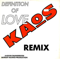 Rectangle Triangle's Definition Of Love remix album cover featuring abstract artwork with vibrant colors and modern design elements.
