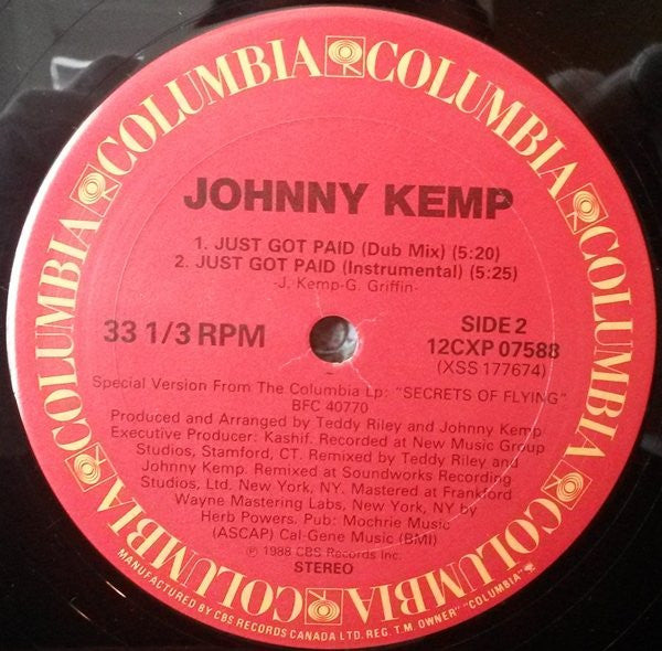 Just Got Paid Johnny Kemp