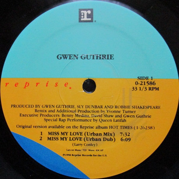 Miss My Love Gwen Guthrie