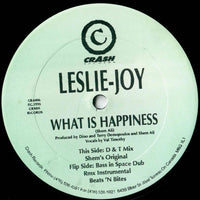 Close-up of the book "What Is Happiness" by Rectangle Triangle showing its colorful cover design.