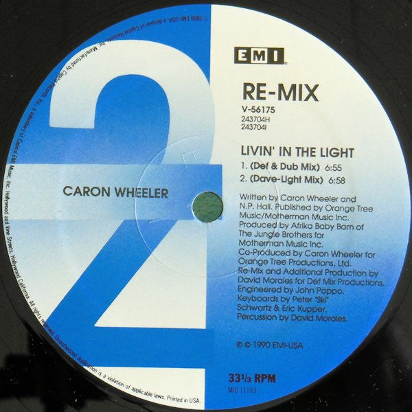 Livin' In The Light (Re-Mix) Caron Wheeler