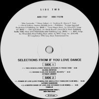 Open book titled "Selections From If You Love Dance 2" by Rectangle Triangle, showcasing dance-themed pages and illustrations.
