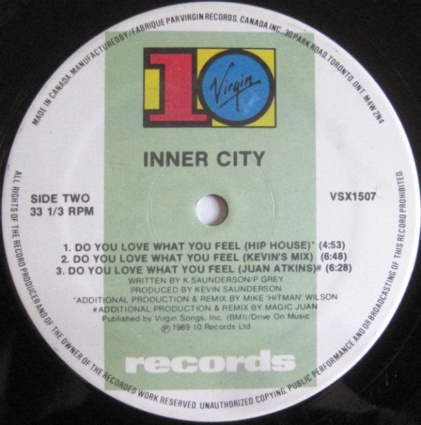 Do You Love What You Feel 4 Inner City