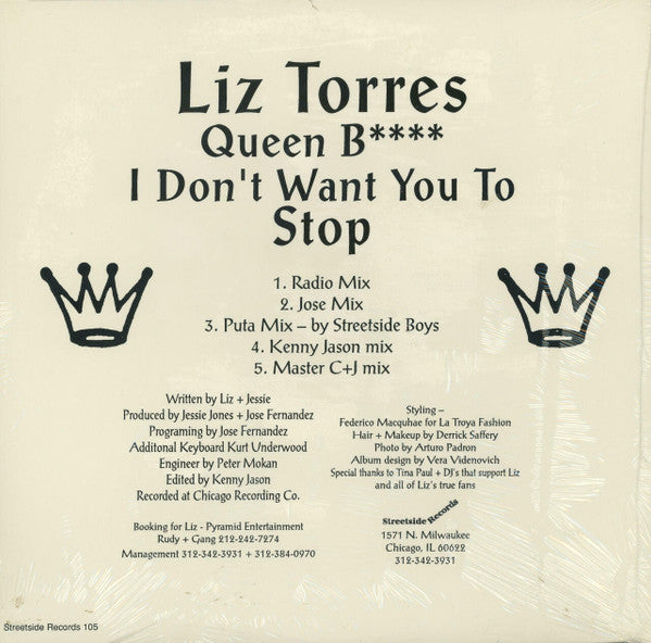 I Don't Want You To Stop Liz Torres
