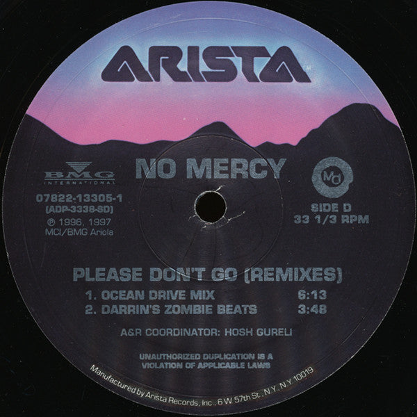 Please Don't Go (Remixes) No Mercy