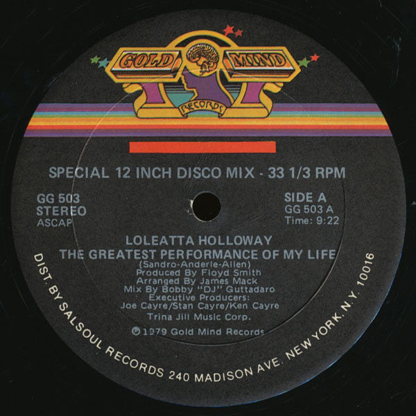 The Greatest Performance Of My Life Loleatta Holloway