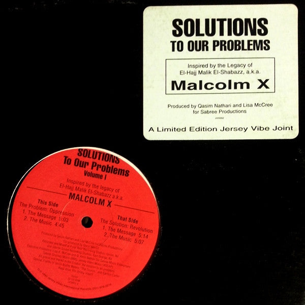 Volume 1: Inspired By The Legacy Of Malcolm X